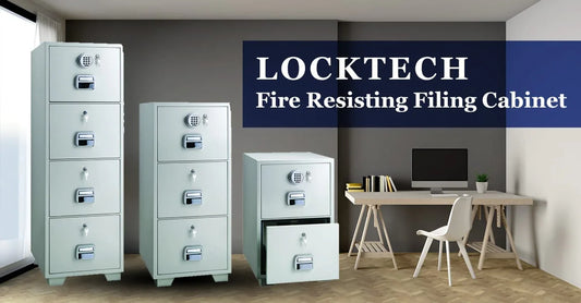 Locktech Fire Resisting Filing Cabinet