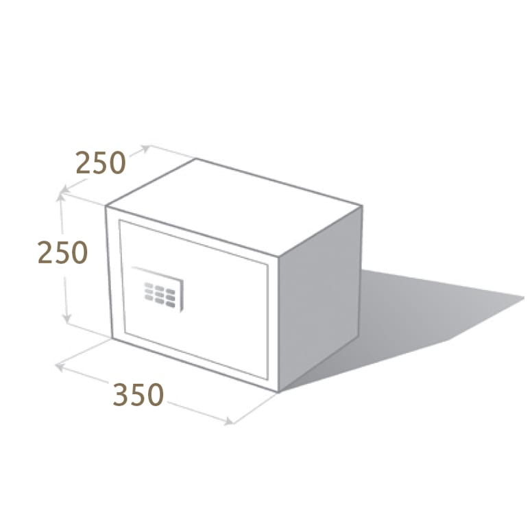 Guardall Hotel Safe GDFH25CS