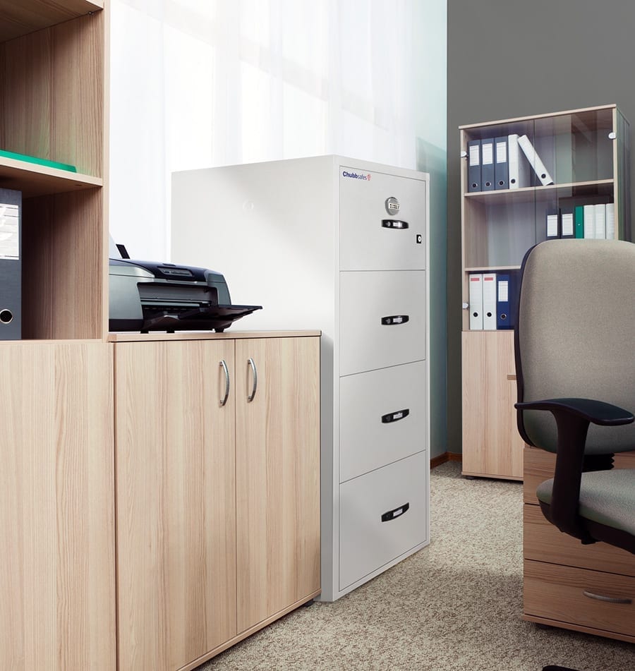 Chubb Fire File 31" - 4 Drawers 2HR Fire Resistant