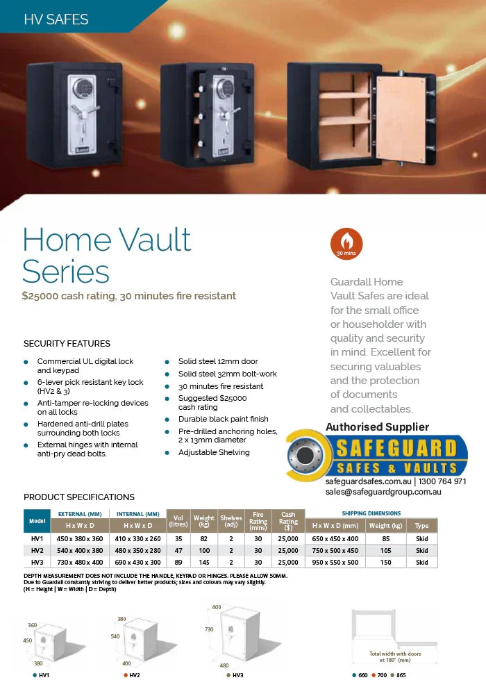 Guardall Security Safe HV1