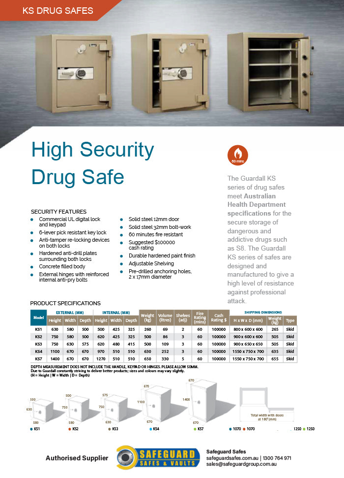 Guardall Drug Safe KS7