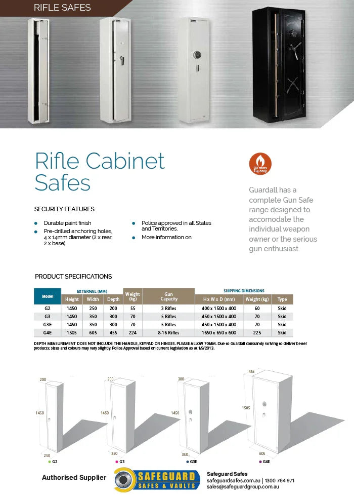 Guardall Rifle Safe G3K