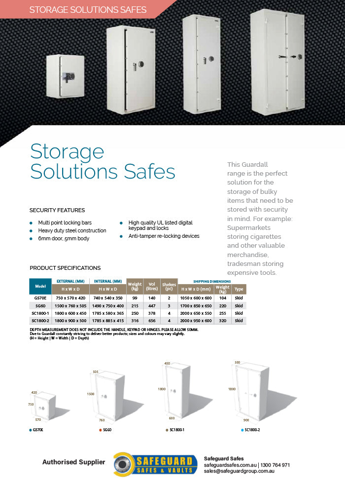 Guardall Storage Cabinet GS70E