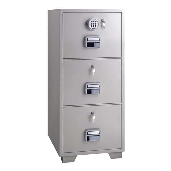 Locktech Fire Resistant Filing Cabinet 680-3EKK