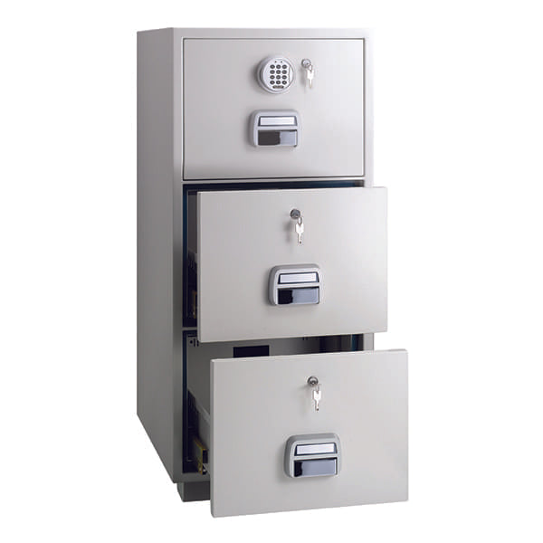 Locktech Fire Resistant Filing Cabinet 680-3EKK