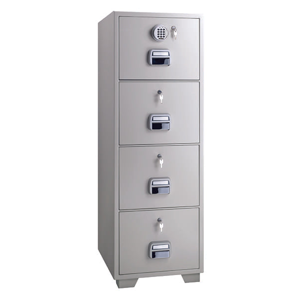 Locktech Fire Resistant Filing Cabinet 680-4EKK