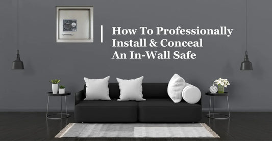 how to professionally install and conceal an in-wall safe