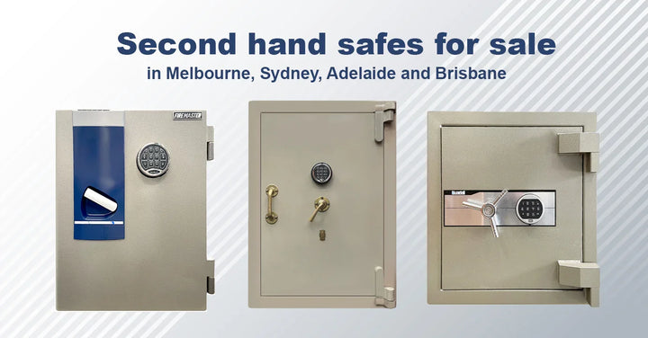 Secondhand safes for sale in Melbourne, Sydney, Adelaide and Brisbane