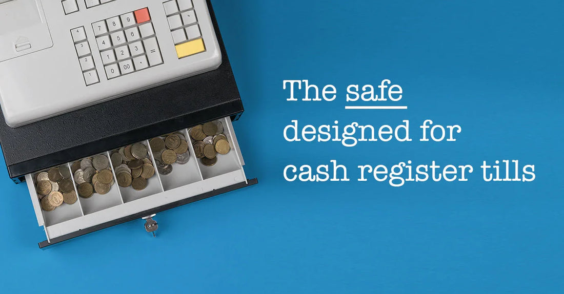 the safe designed for cash register tills