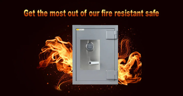 Get the most out of our fire resistant safe