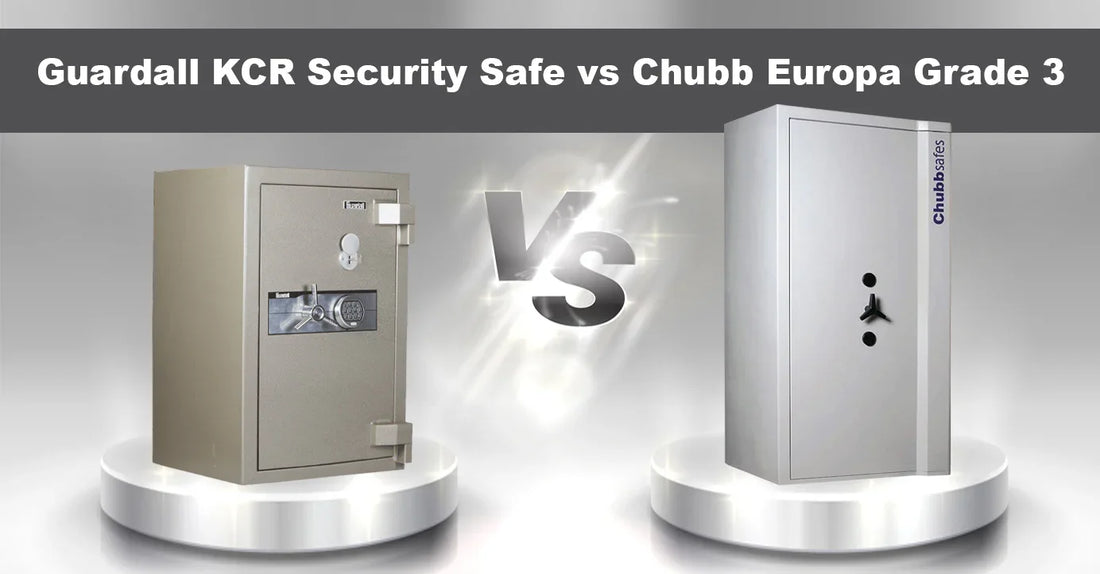 Guardall KCR Security Safe vs Chubb Europa Grade 3