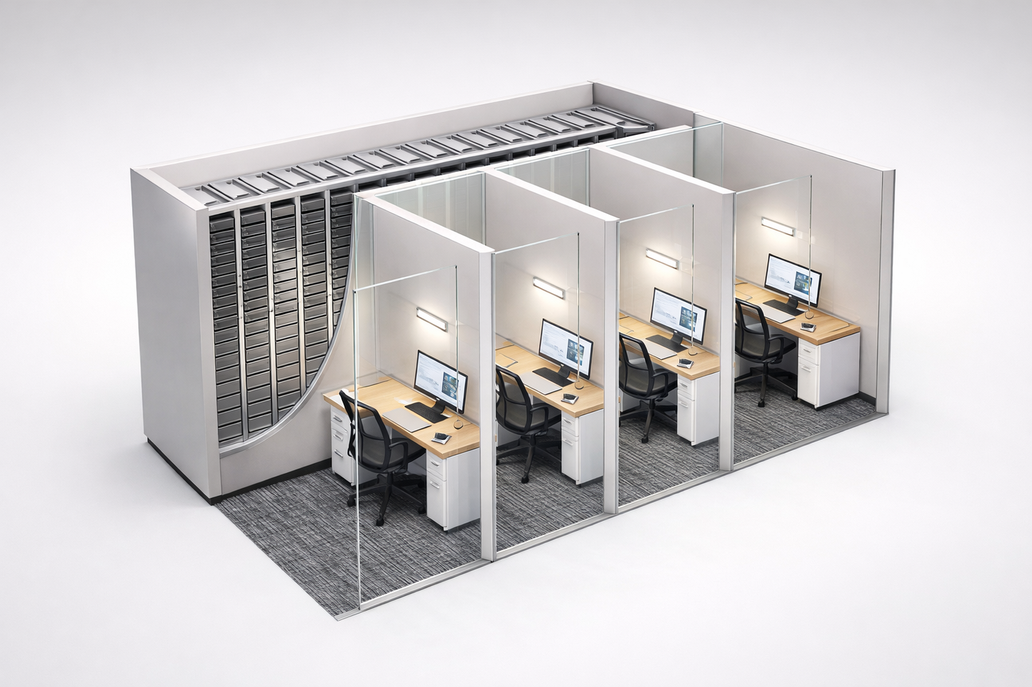 Fully Automatic Safe Deposit System FD-VX