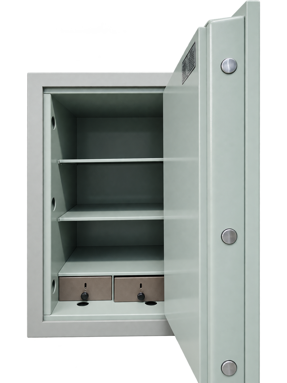 Pre-Used CMI Plate Door Safe No. SG105 - Door Partly Open