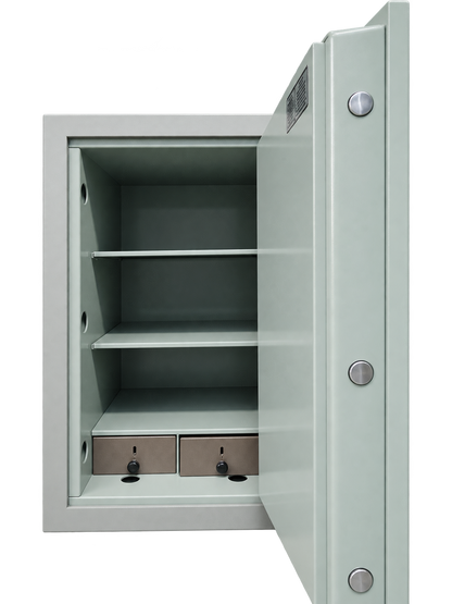 Pre-Used CMI Plate Door Safe No. SG105 - Door Partly Open