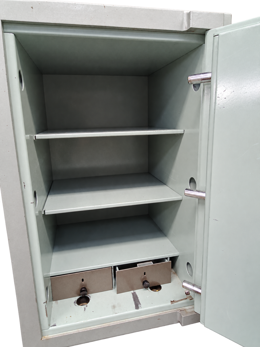 Pre-Used CMI Plate Door Safe No. SG105 - Interior View