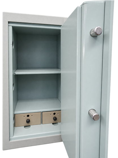Pre-Used CMI Plate Door Safe No. SG106 - Door Partly Open