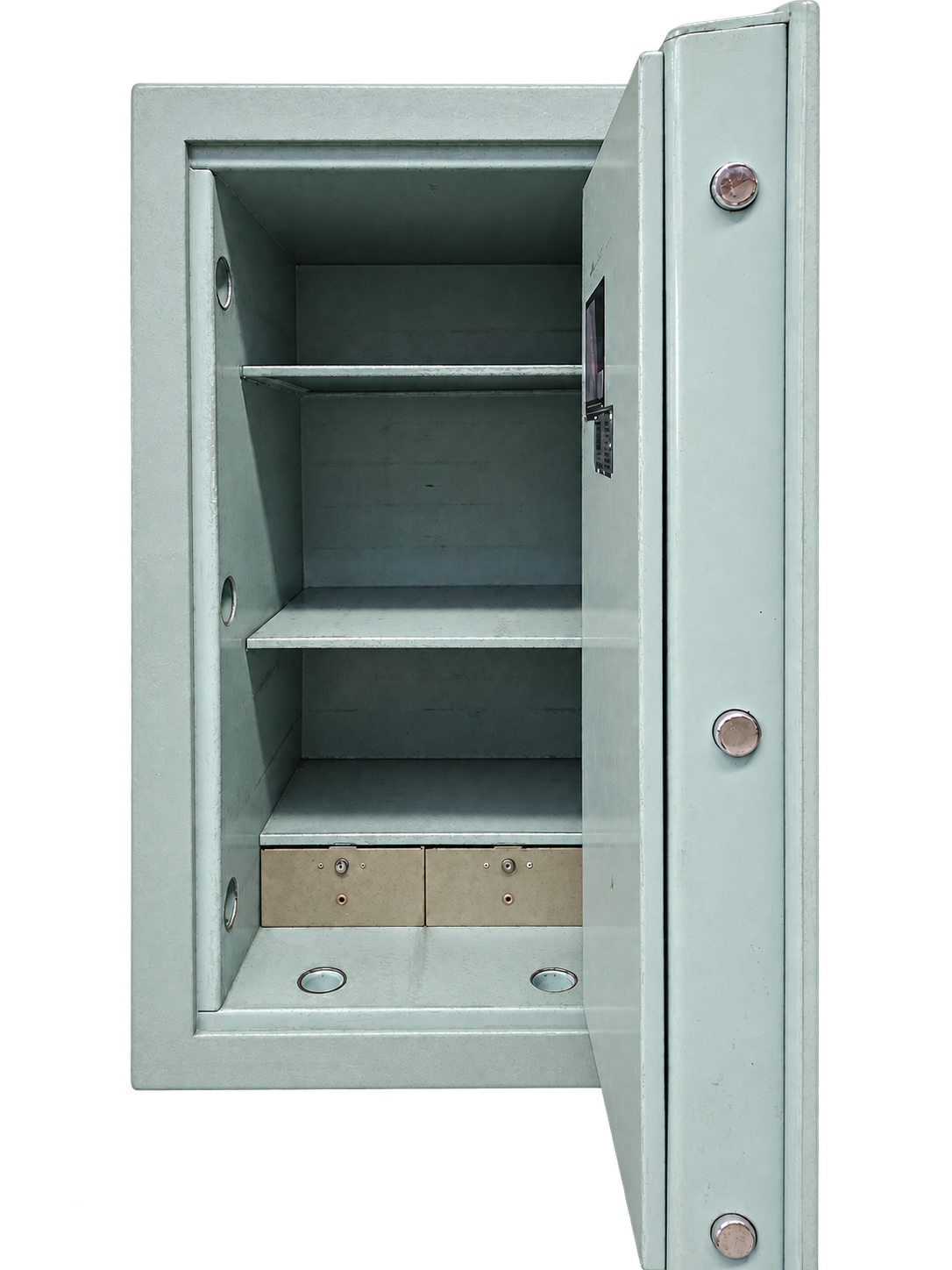 Pre-Used CMI Plate Door Safe No. SG107 - Door Partly Open