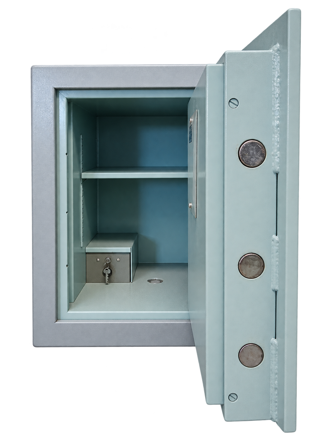 Pre-Used CMI Plate Door Safe No. SG110 - Door Partly Open