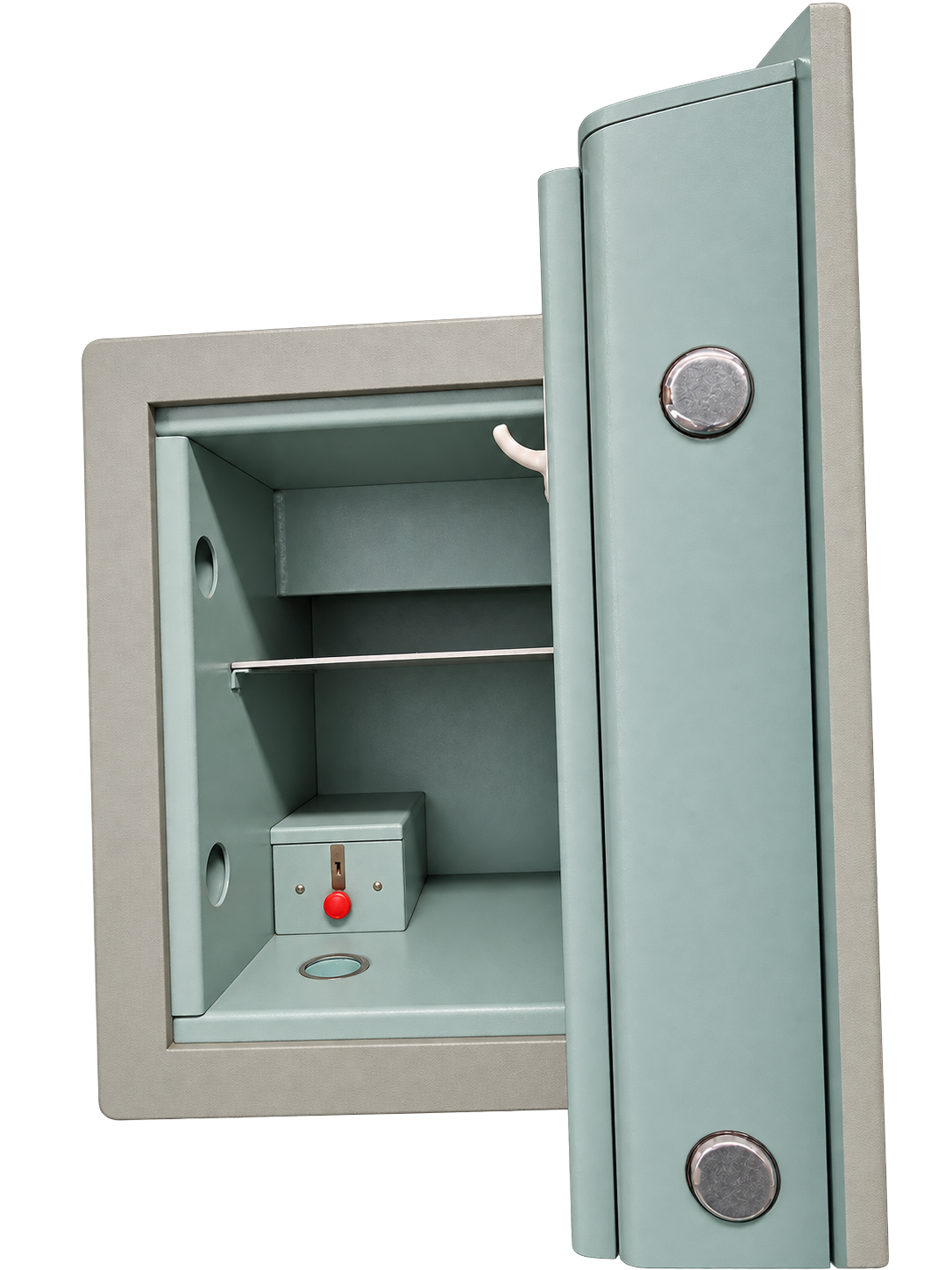 Pre-Used CMI Deposit Safe No. SG115 - Door Partly Open