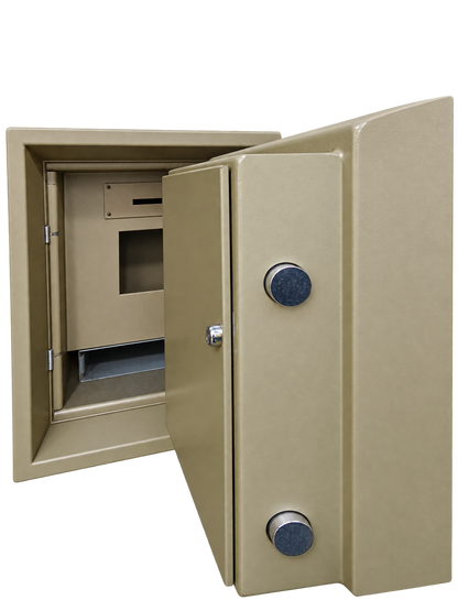 Pre-Used Chubb Deposit Safe No. SG116 - Door Partly Open
