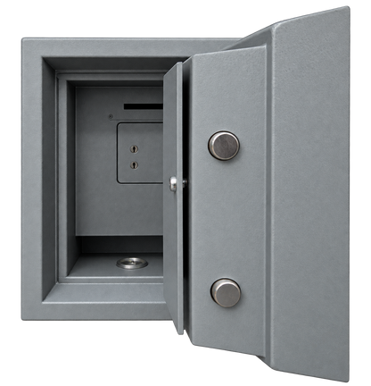 Pre-Used Chubb Deposit Safe No. SG117 - Door Partly Open