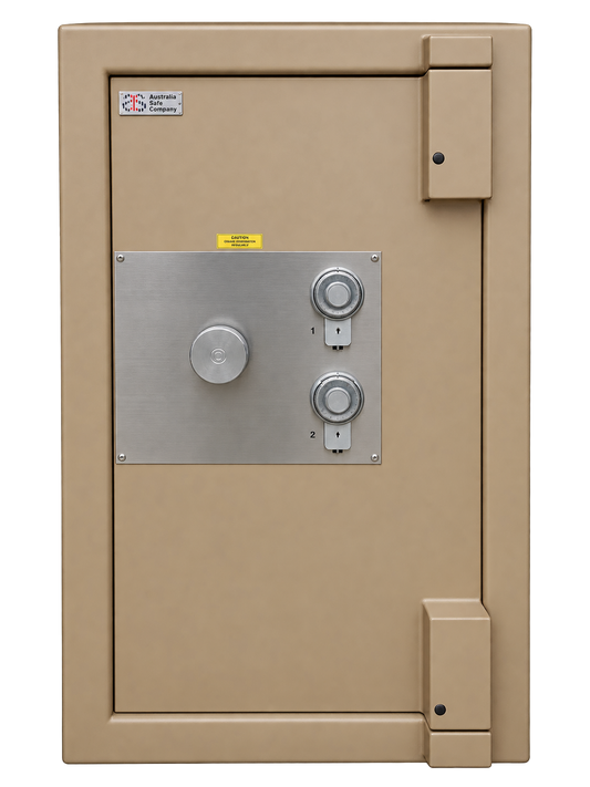 Pre-Used Australia Safe Company Safe Deposit Locker No. SG120 - Front View