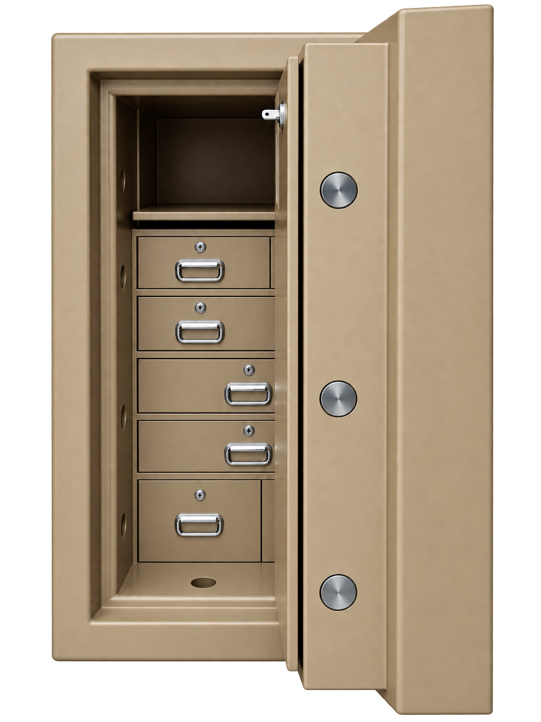 Pre-Used Australia Safe Company Safe Deposit Locker No. SG120 - Door Partly Open