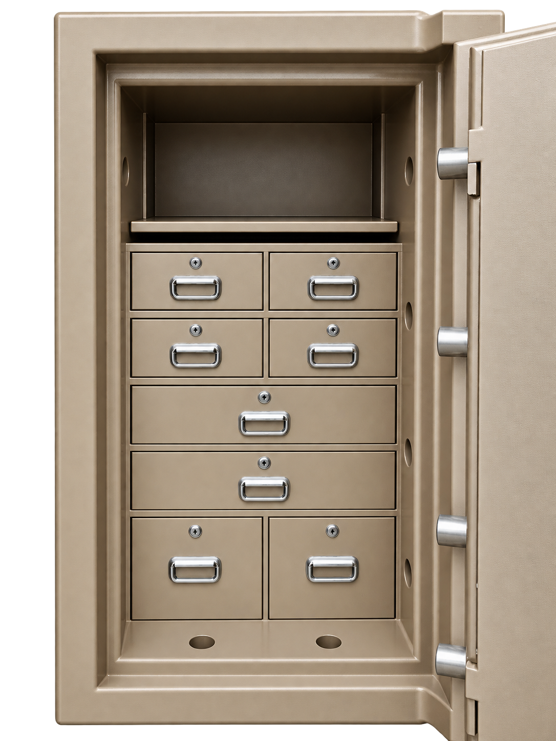 Pre-Used Australia Safe Company Safe Deposit Locker No. SG120 - Interior View