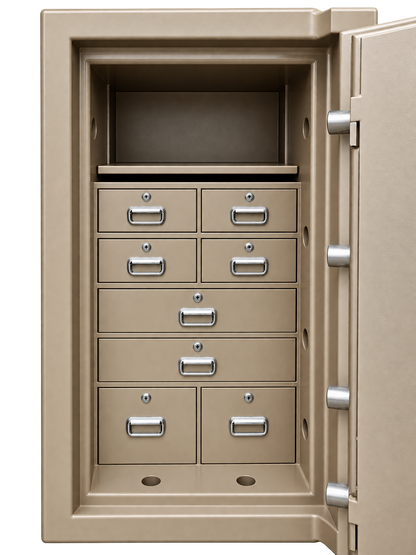 Pre-Used Australia Safe Company Safe Deposit Locker No. SG120 - Interior View