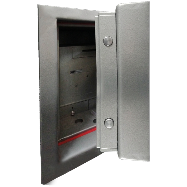 Pre-Used CMI Deposit Safe No. SG133 - Door Partly Open