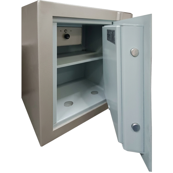 Pre-Used CMI Plate Door Safe No. SG135 - Door Partly Open