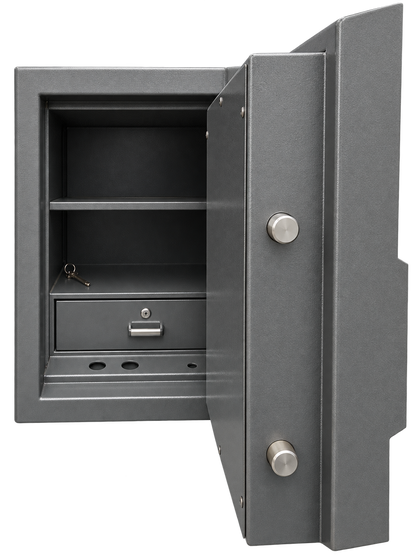 Pre-Used Lord Fire Resistant Document Safe No. SG31 - Door Partly Open