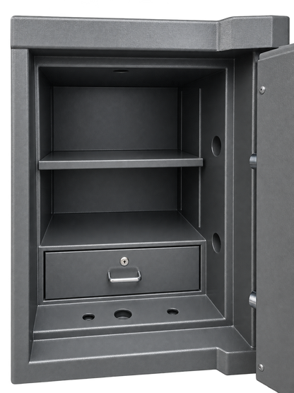 Pre-Used Lord Fire Resistant Document Safe No. SG31 - Interior View