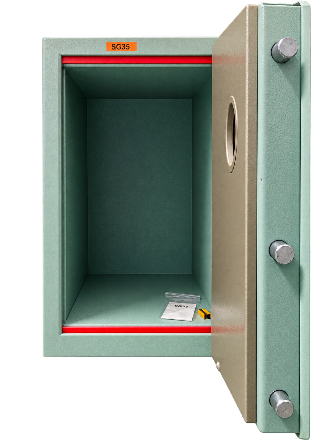 Pre-Used CMI Fire Resistant Data Safe SG35 - Door Partly Open
