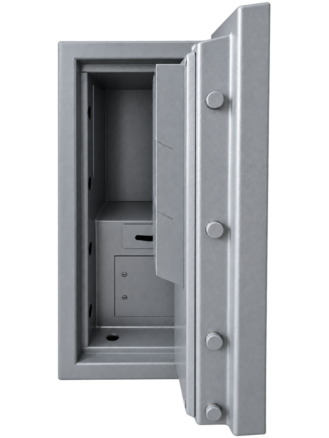 Pre-Used CMI Deposit Safe No. SG52 - Door Partly Open