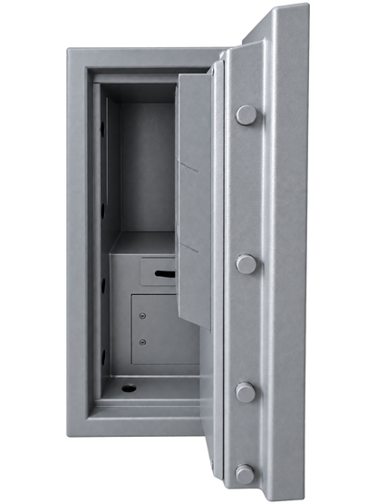 Pre-Used CMI Deposit Safe No. SG52 - Door Partly Open
