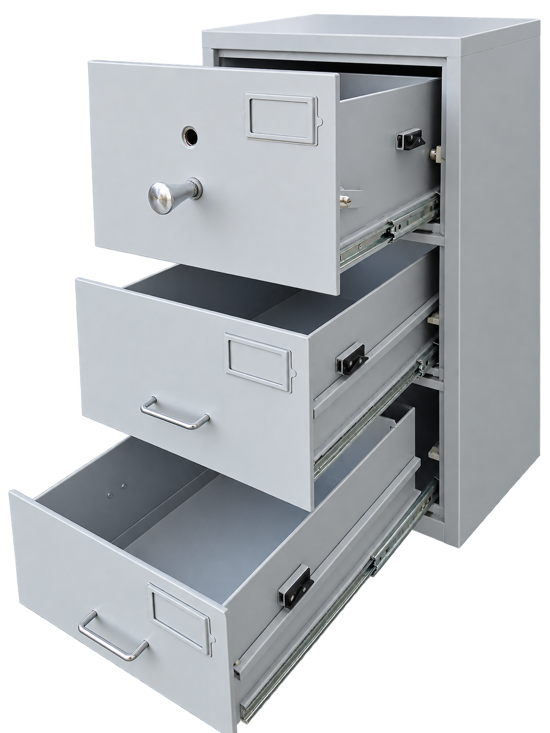 Pre-Used Planex Filing Cabinet No. SG55 - Door Partly Open