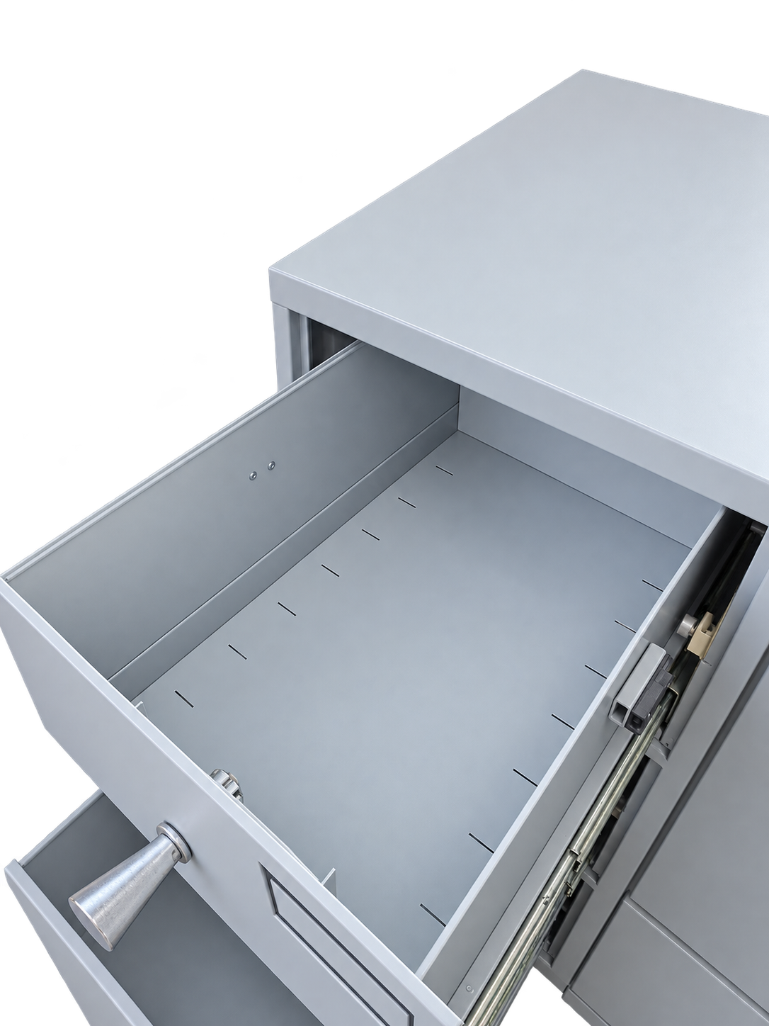 Pre-Used Planex Filing Cabinet No. SG55 - Interior View