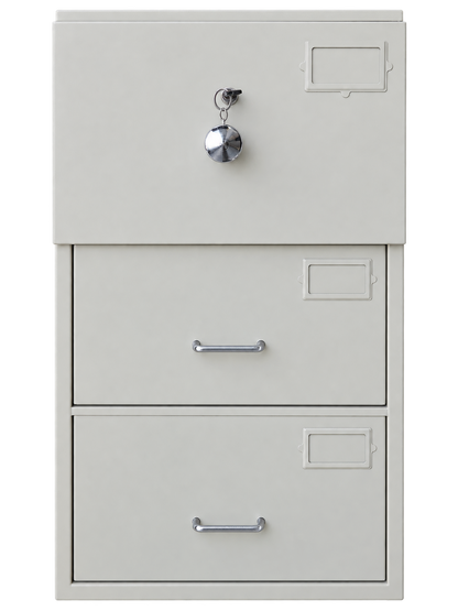 Pre-Used Planex Filing Cabinet No. SG56 - Front View