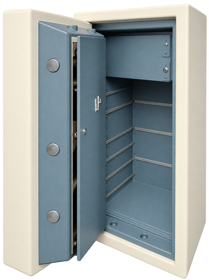 Pre-Used Chubb TDR Safe No. SG57 - Door Partly Open
