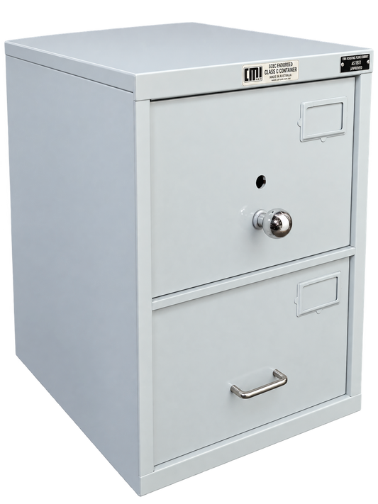 Pre-Used Planex Filing Cabinet No. SG58 - Front View