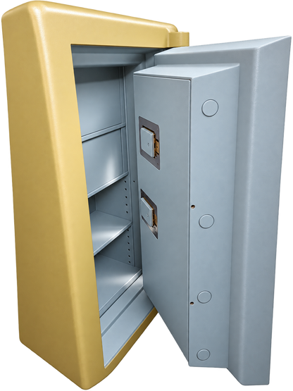 Pre-Used Chubb TDR Safe No. SG62 - Door Partly Open