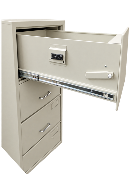 Pre-Used Planex Filing Cabinet No. SG65 - Door Partly Open