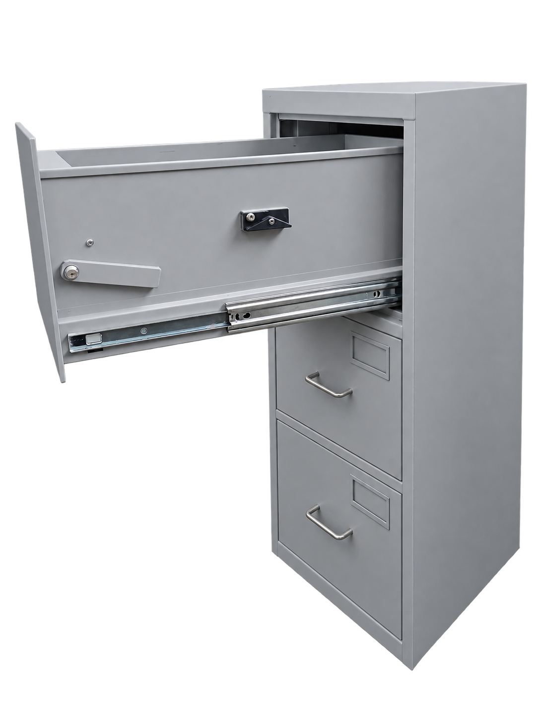 Pre-Used Planex Filing Cabinet No. SG68 - Door Partly Open