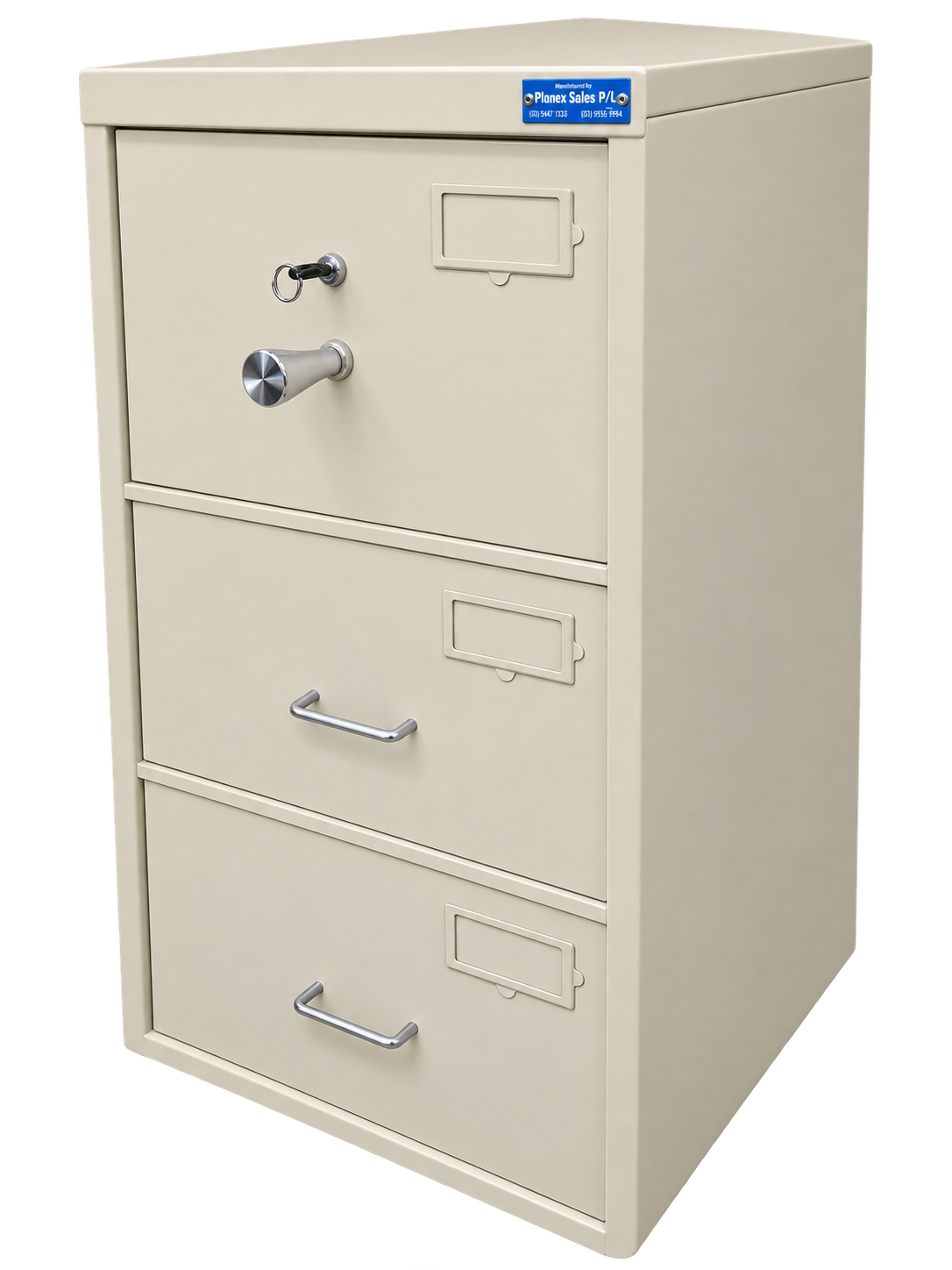 Pre-Used Planex Filing Cabinet No. SG69 - Front View