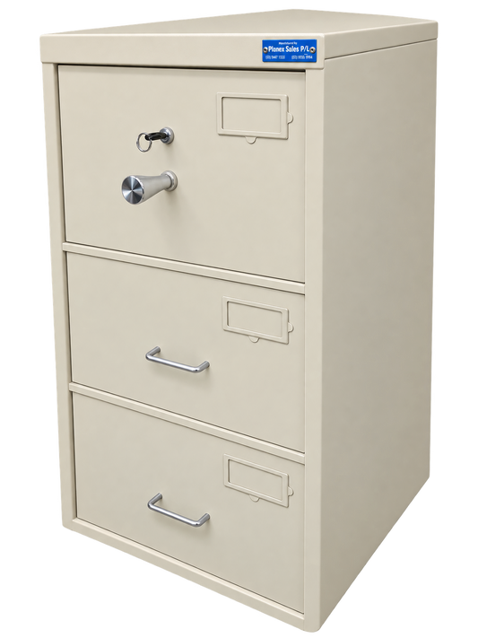 Pre-Used Planex Filing Cabinet No. SG69 - Front View