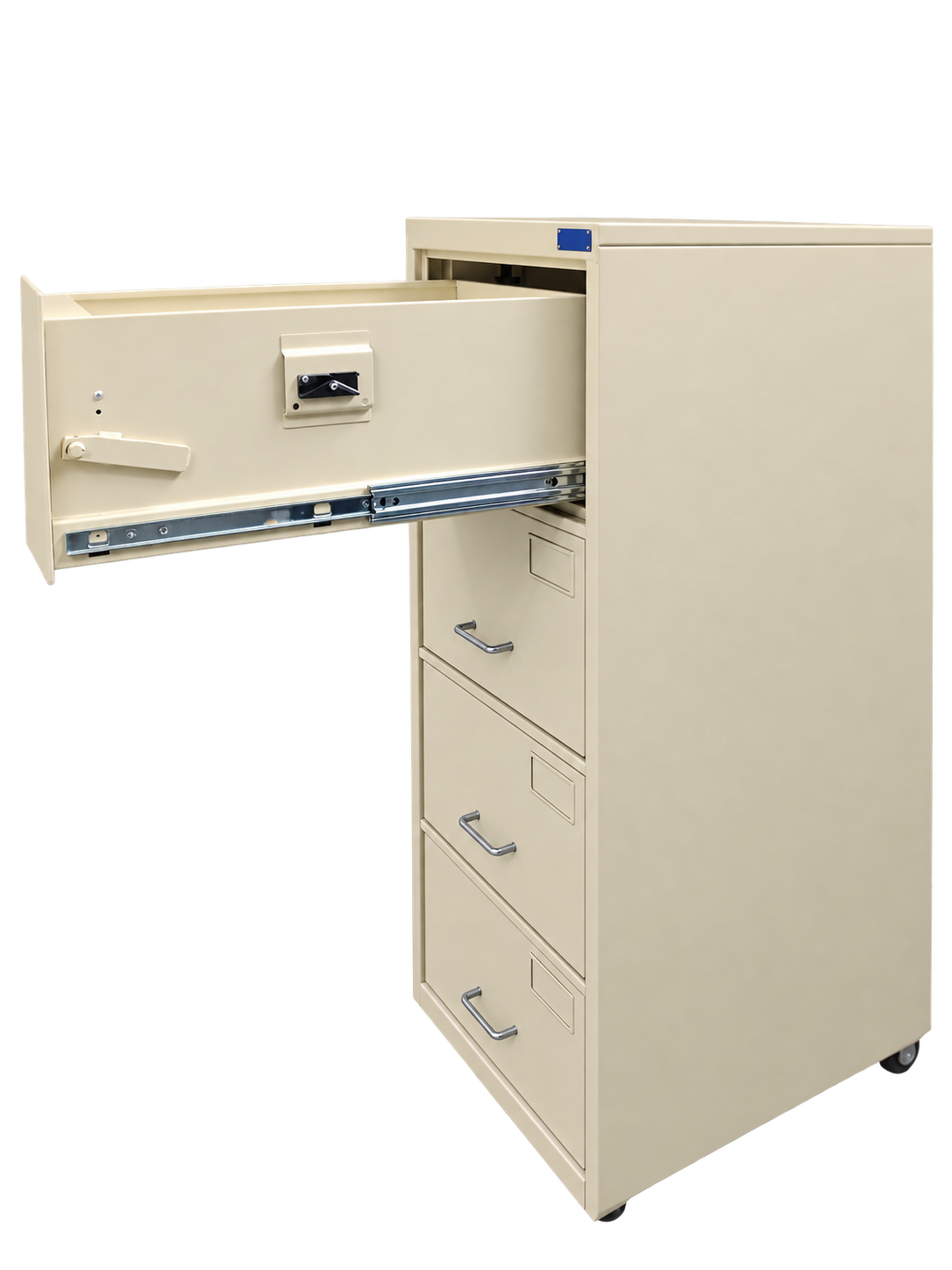 Pre-Used Planex Filing Cabinet No. SG69 - Door Partly Open