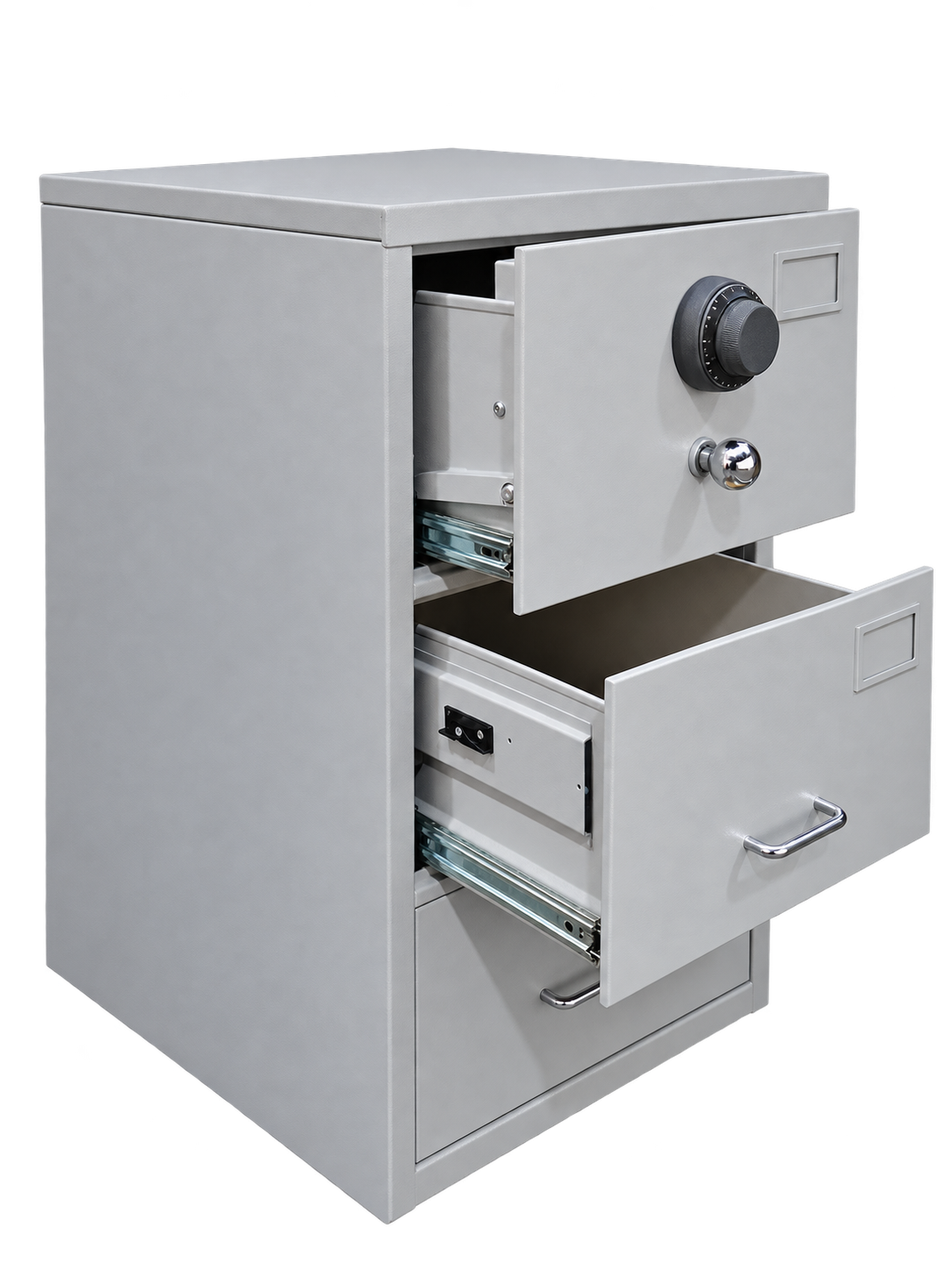Pre-Used Planex Filing Cabinet No. SG78 - Door Partly Open