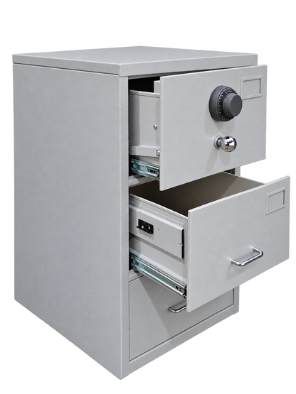 Pre-Used Planex Filing Cabinet No. SG78 - Door Partly Open