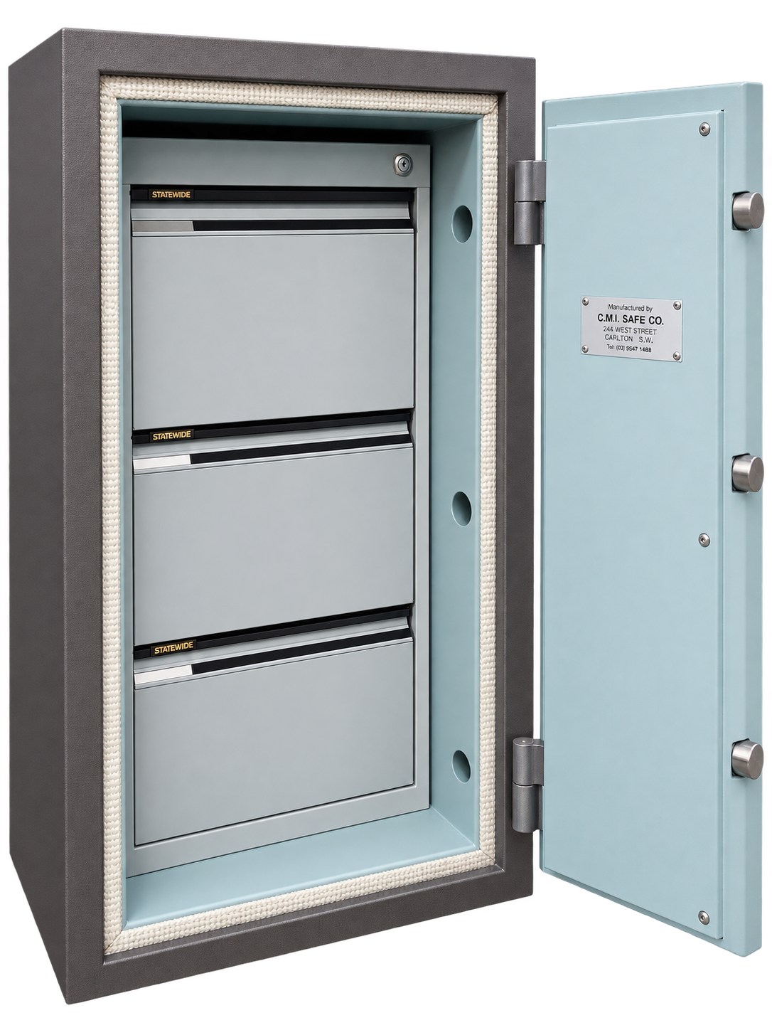 Pre-Used CMI Filing Cabinet No. SG81 - Interior View